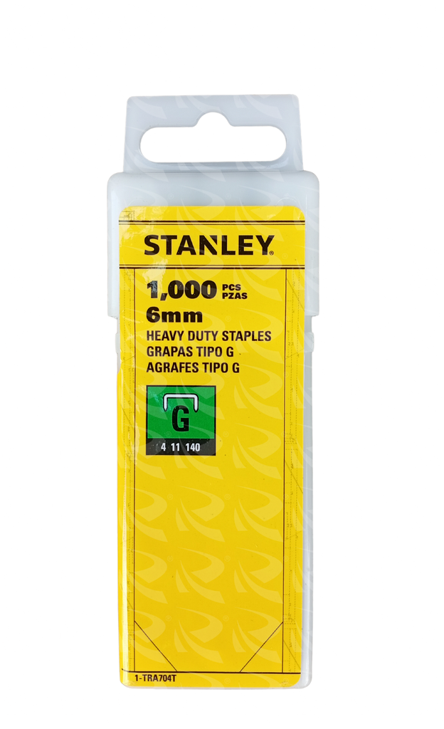 STANLEY STAPLER PINS HD 6MM G