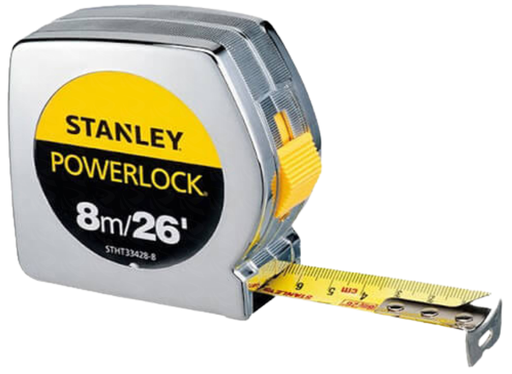 [005265] STANLEY MEASURING TAPE 8M POWER