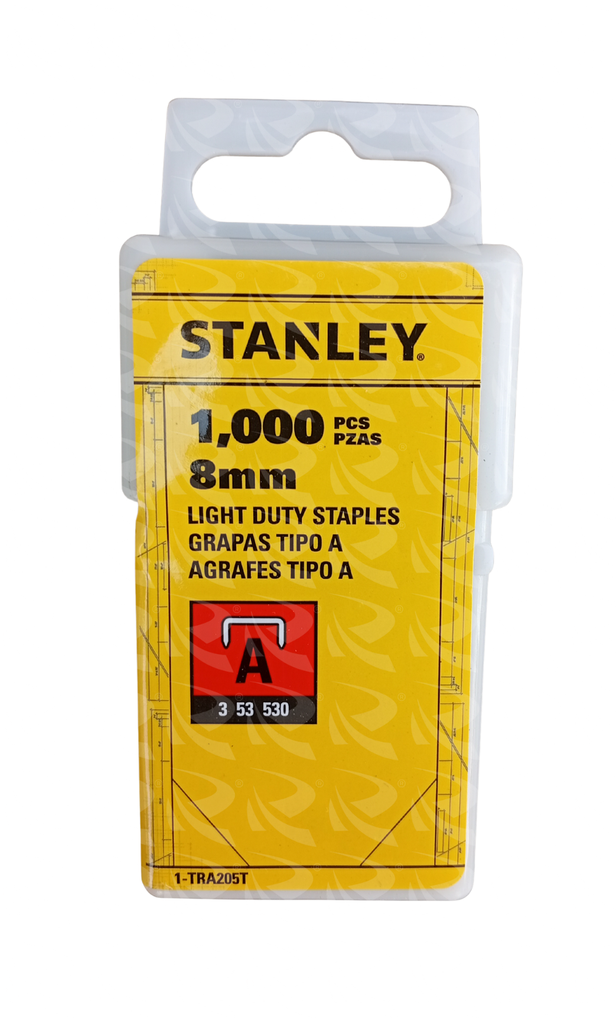 STANLEY STAPLER PINS HD 8MM A
