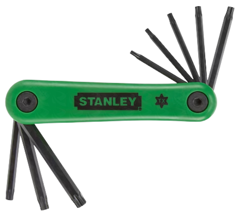 [005280] STANLEY 8PC FOLDING TORX SET