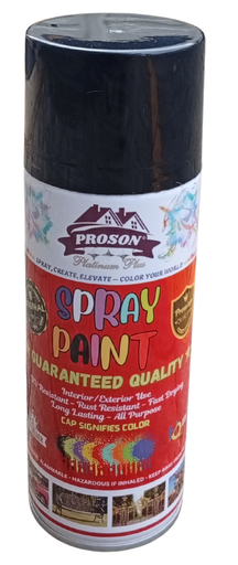 [005409] SPRAY PAINT PROSON BLACK