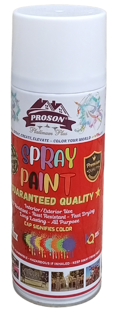 SPRAY PAINT PROSON HIGH G WHITE