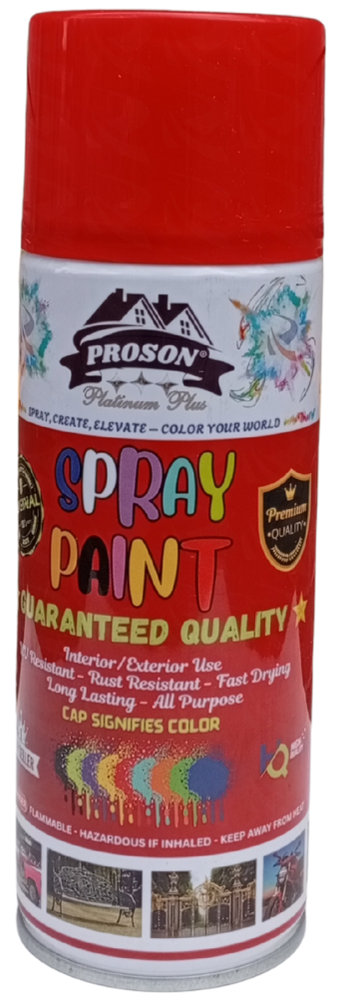 SPRAY PAINT PROSON BRIGHT RED
