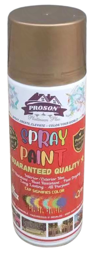 SPRAY PAINT PROSON 18K GOLD