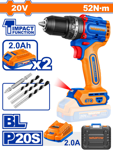 [005537] WCDP5281 CORDLESS IMPACT DRILL