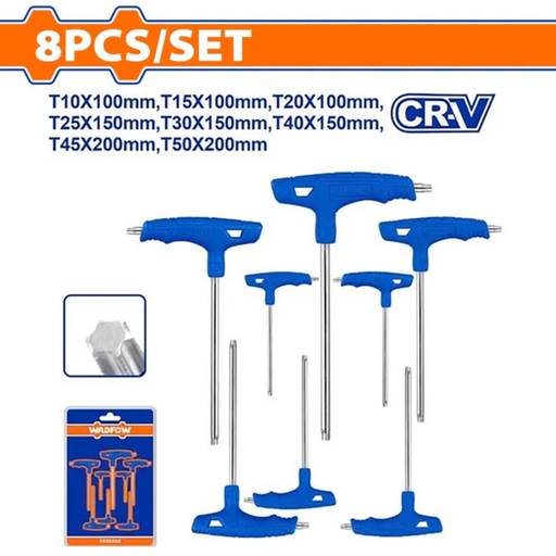 [005591] WHK3481 T HANDLE TORX WRENCH 8P