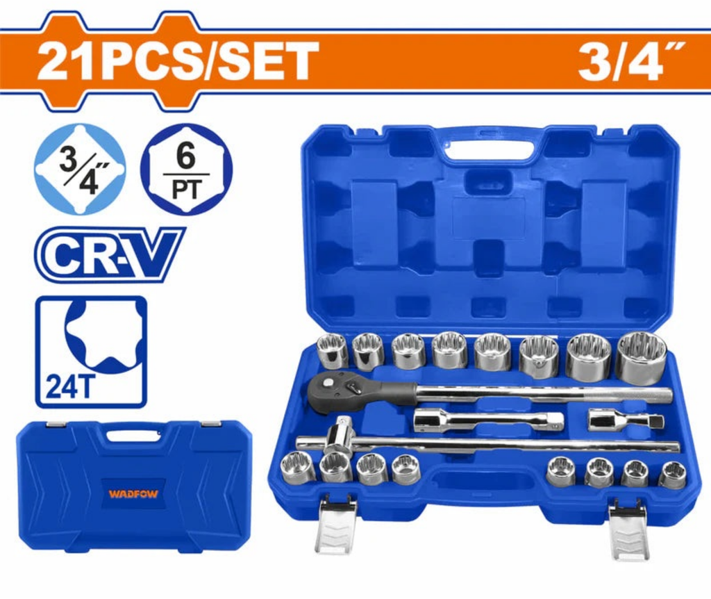 WST4D21 3S4 SOCKET 21 PC SET