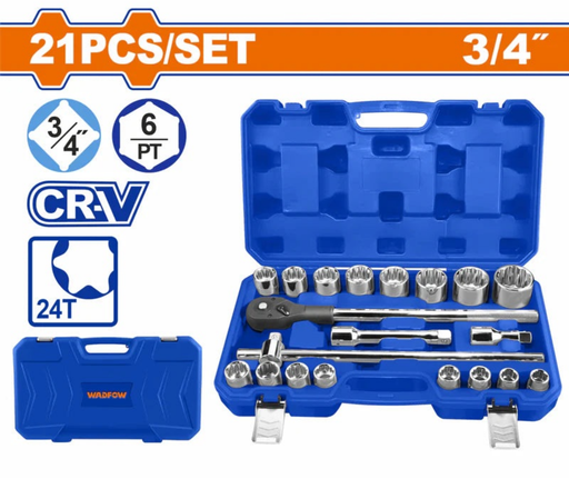 [005697] WST4D21 3S4 SOCKET 21 PC SET