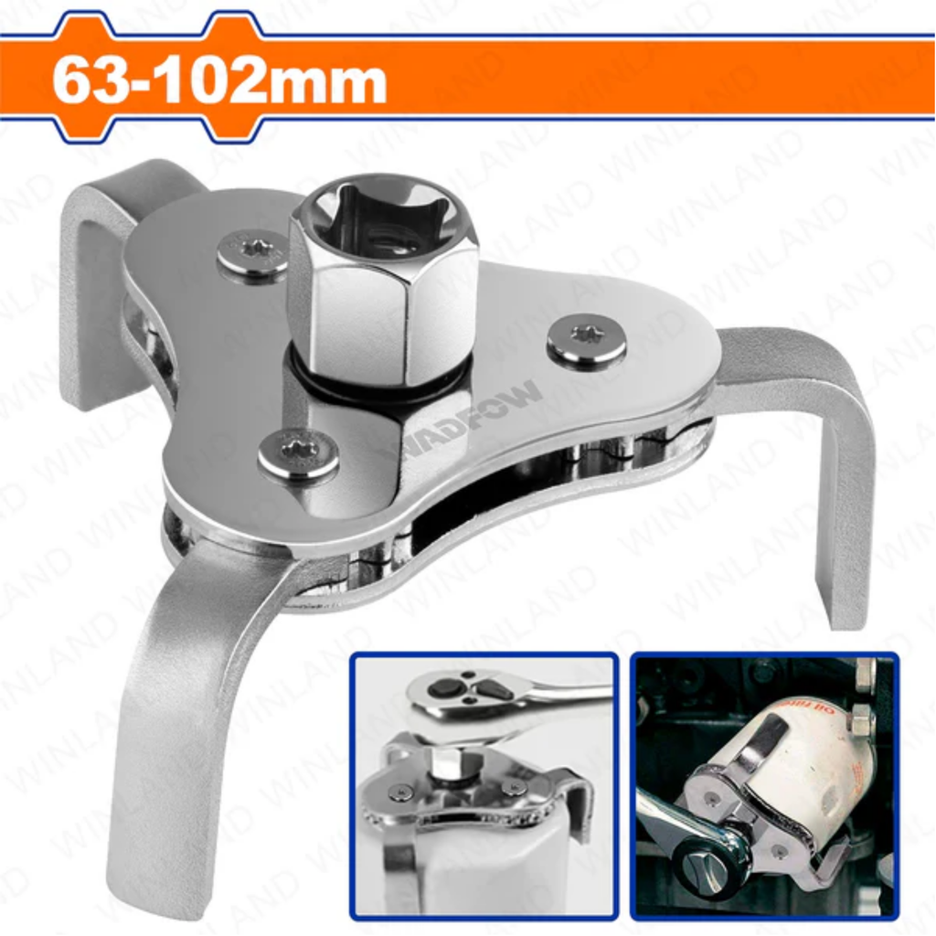 WUL1401 3 JAW OIL FILTER WRENCH