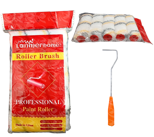 [005715] PAINT ROLLER 4 HANDLE WITH REFILL