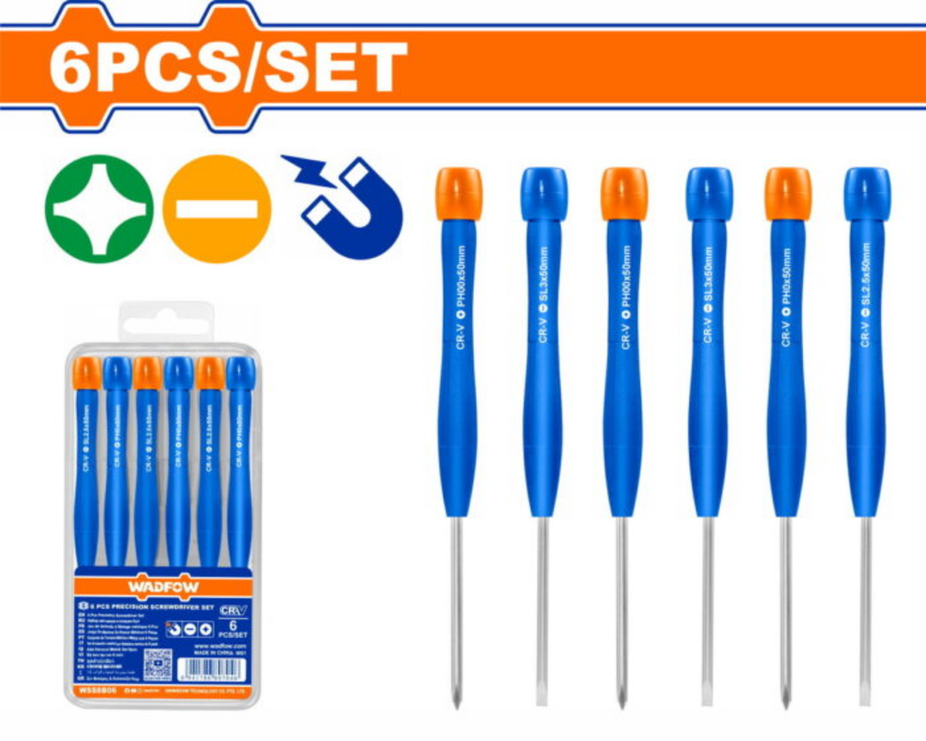 WSS2B06 6PC PRECISION SCREWDRIVER