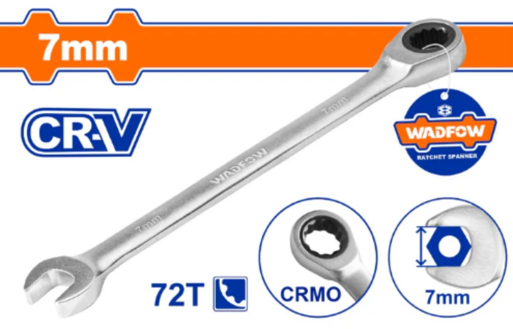 WSA1107 COMBINATION SPANNER 7MM