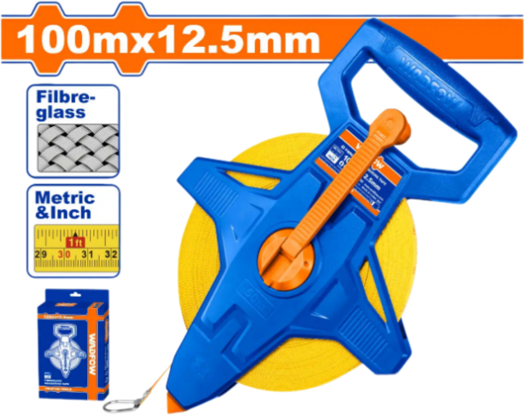 WMT25100 FIBREGLASS MEASURE TAP