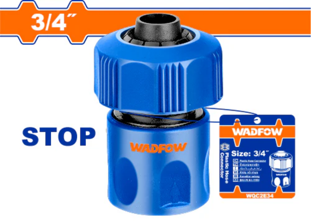 WQC2E34 PLASTIC HOSE CONNECTOR