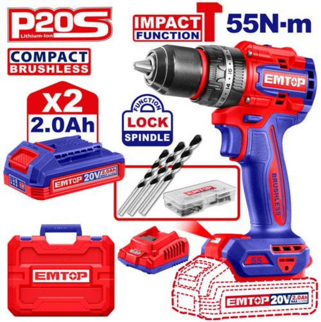 ECIDL20558 COMPACT BRUSHLESS DRILL