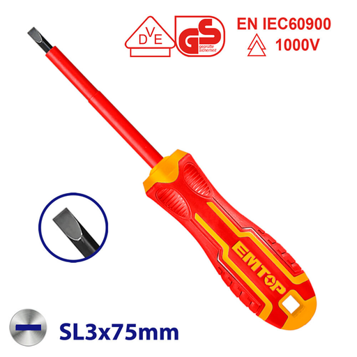 [005823] ESDRJ3075 INSULATED SCREWDRIVER