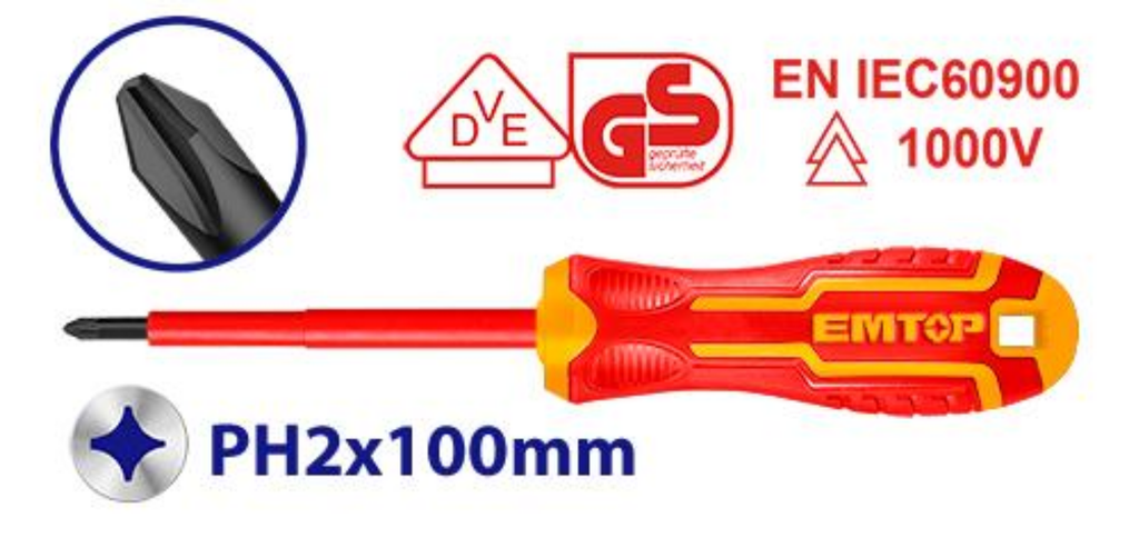 ESDRJPZ2100 INSULATED SCREWDRIVER