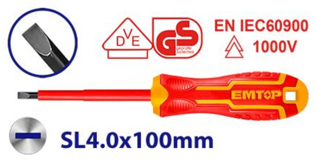 ESDRJ4100 INSULATED SCREWDRIVER