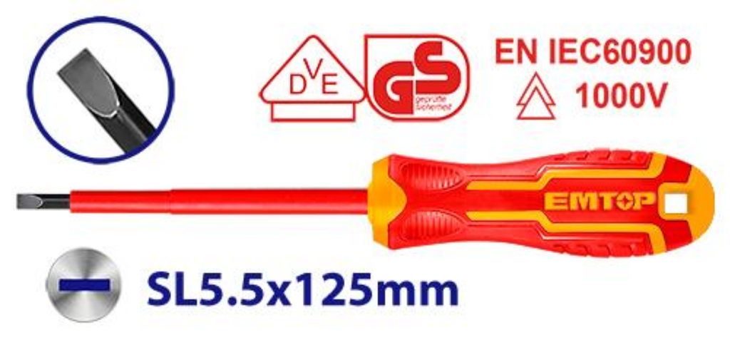 ESDRJ5125 INSULATED SCREWDRIVER