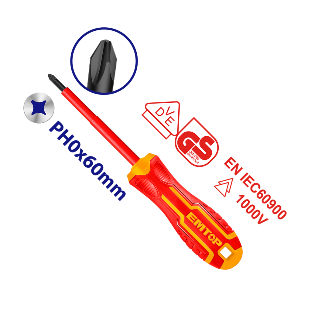 ESDRJPH060 INSULATED SCREWDRIVER
