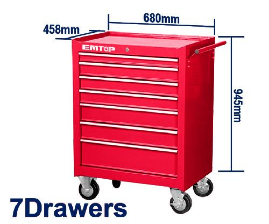 ETCS0701 ROLLER CABINET 7 DRAWER