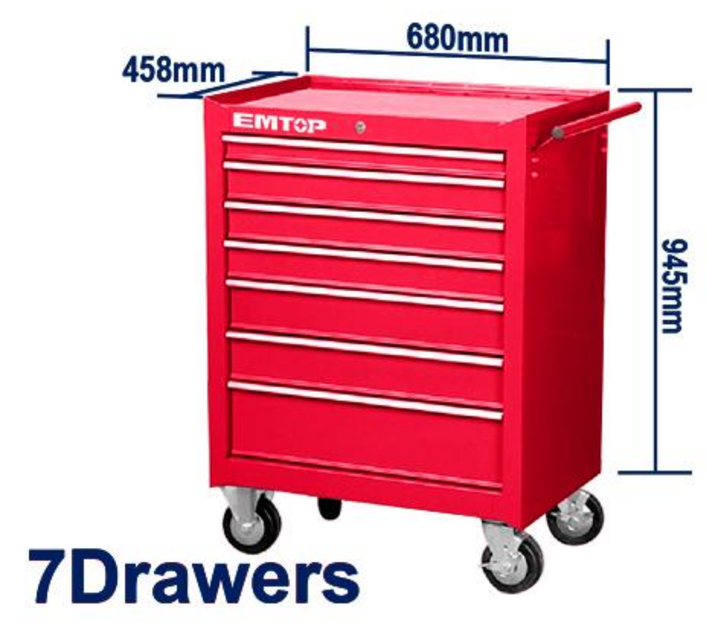 ETCS0701 ROLLER CABINET 7 DRAWER