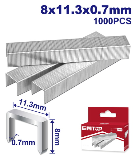[005838] ENAL0108 STAPLES 8 X 11P3 X 7MM