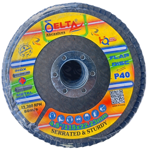 [005851] FLAP DISK 4P5 P40 DELTA