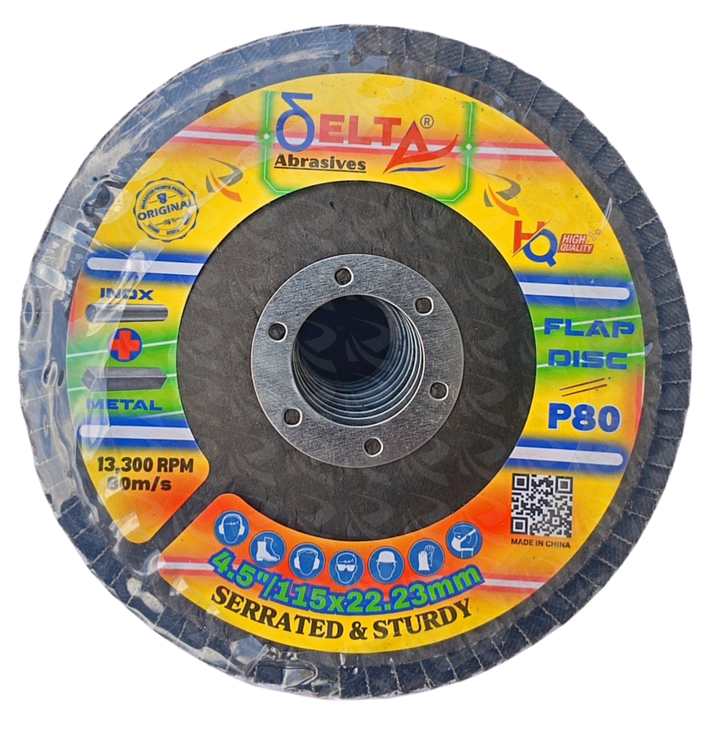 FLAP DISK 4P5 P80 DELTA