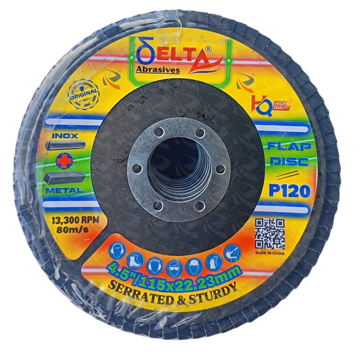[005855] FLAP DISK 4P5 P120 DELTA