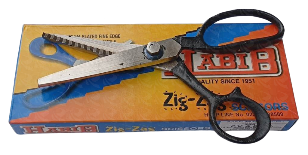ZIG ZAG SCISSORS SIZE 8 HABIB