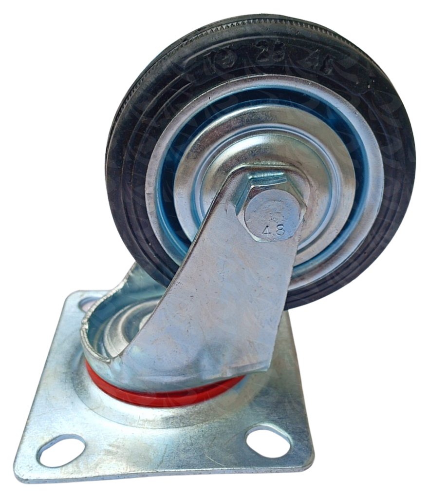 RUBBER SWIVEL CASTER PLATE 3