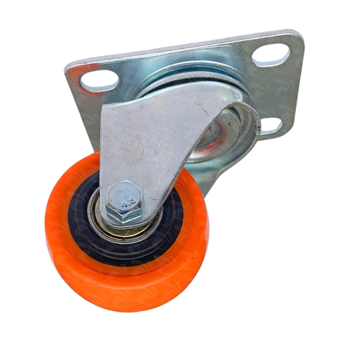[005876] ORANGE PVC SWIVEL CASTER 9635 2 INCH