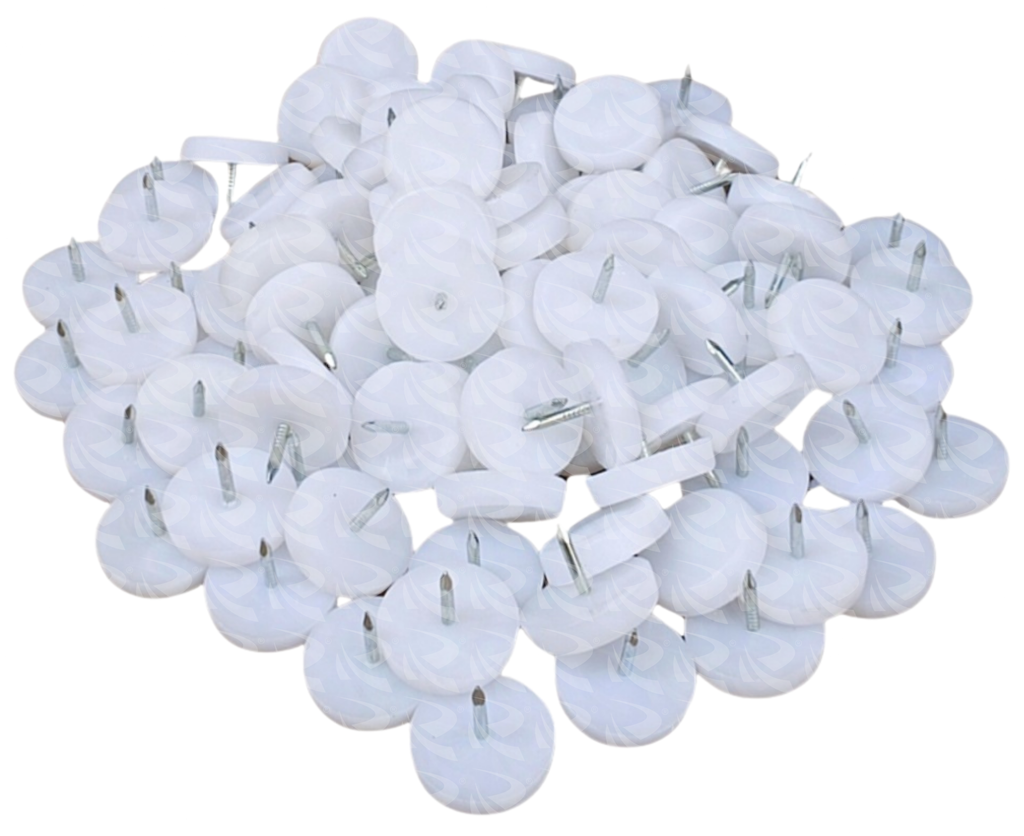 WHITE PLASTIC TACKS 27MM 9952