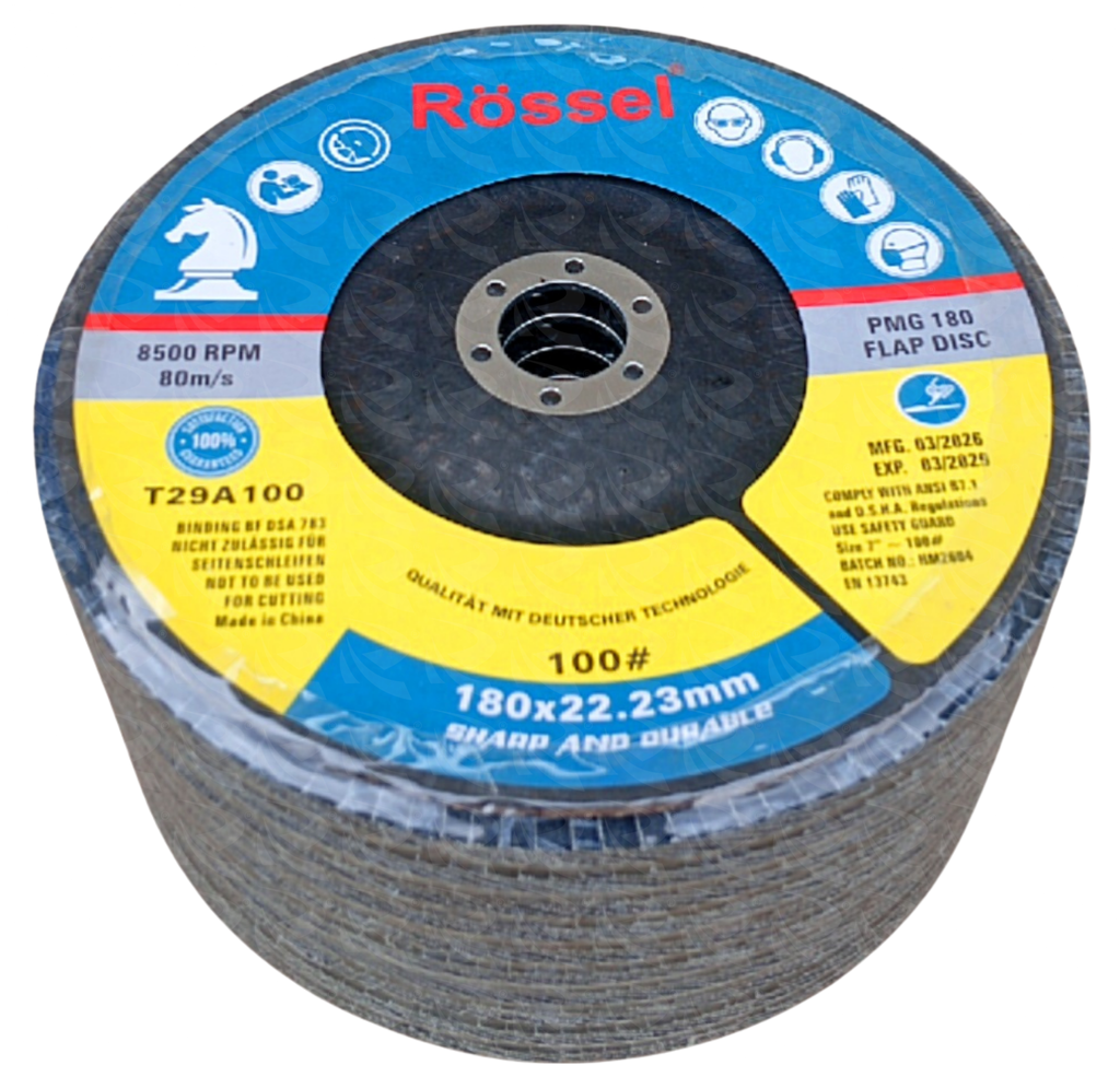 FLAP DISC 7 P100 ROSSEL