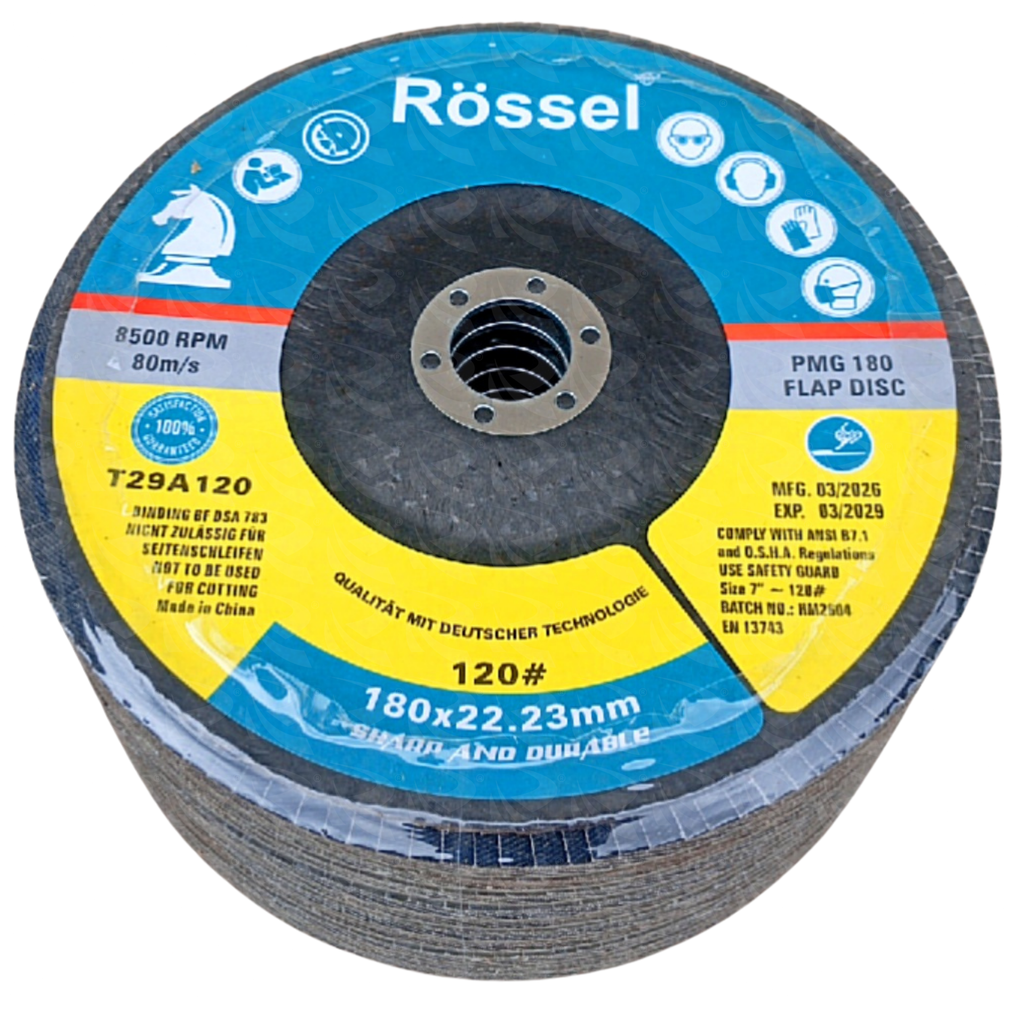FLAP DISC 7 P120 ROSSEL