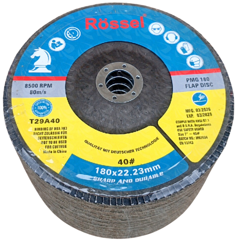FLAP DISC 7 P40 ROSSEL