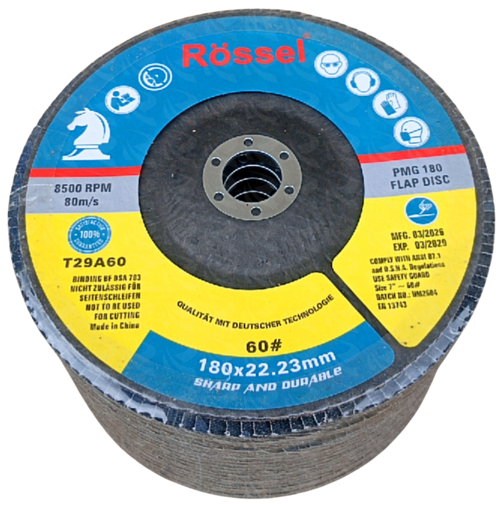 FLAP DISC 7 P60 ROSSEL