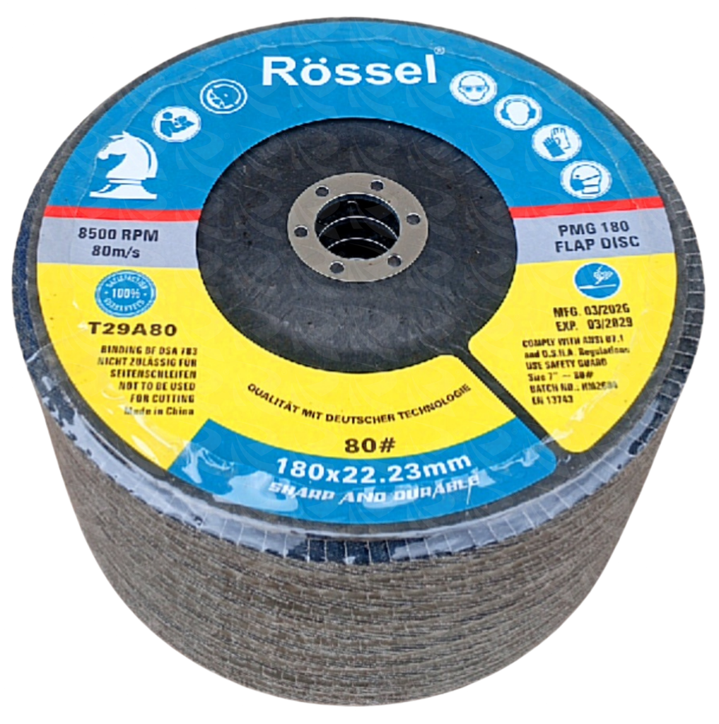 FLAP DISC 7 P80 ROSSEL