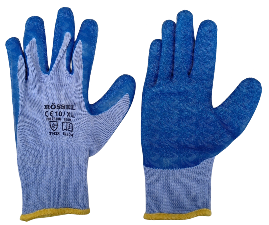 LATEX COATED GLOVES 6109 NO 10