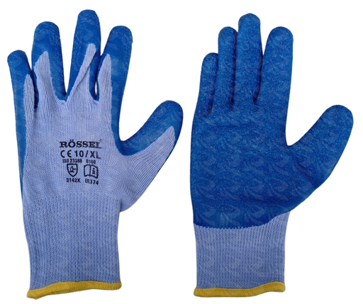 [005971] LATEX COATED GLOVES 6109 NO 10