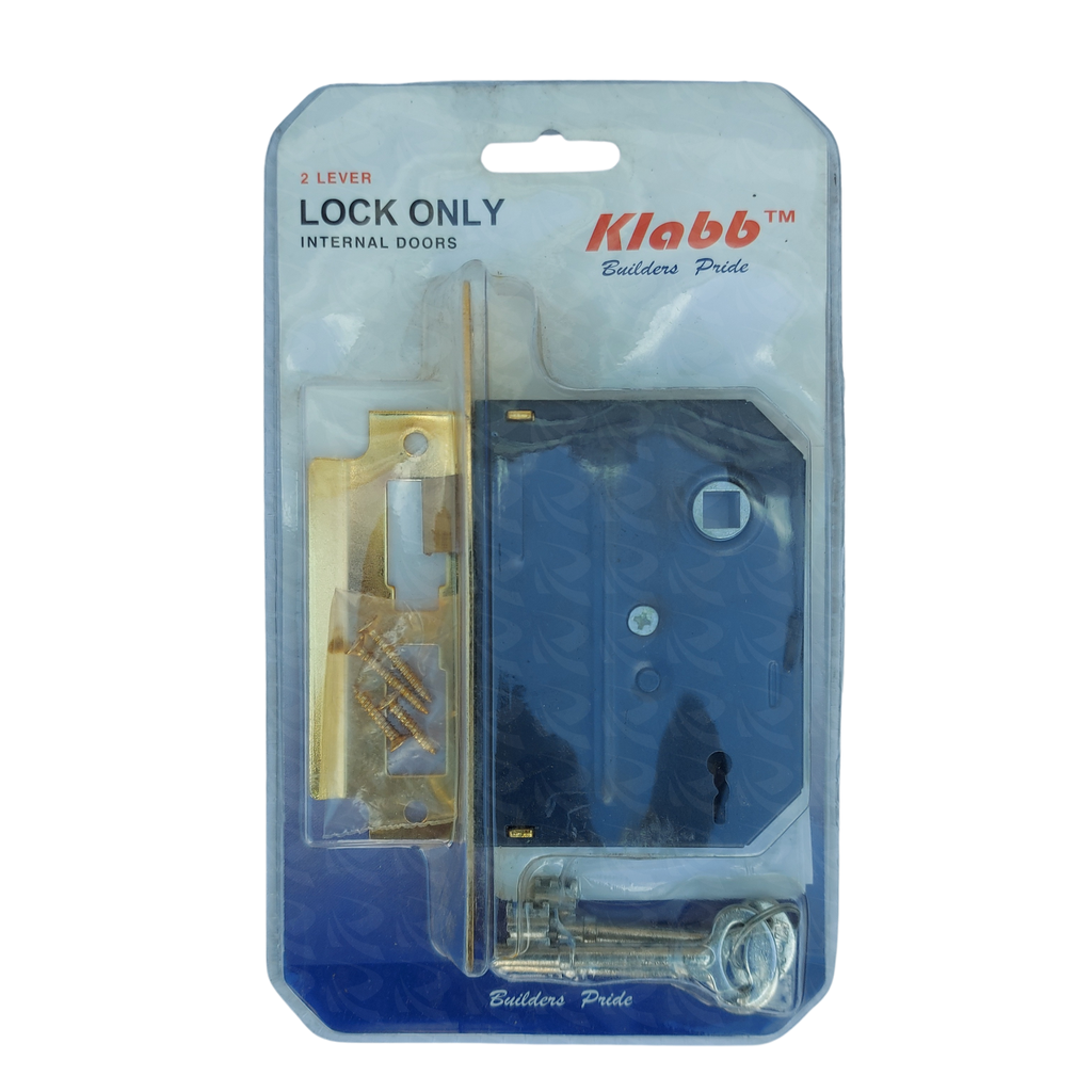 2L LOCK ONLY KLABB BRASS PLATE