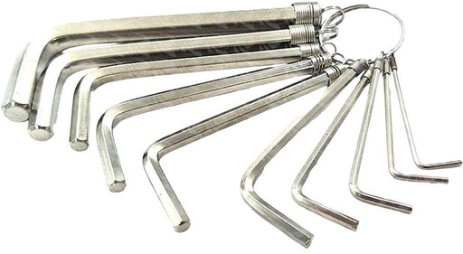 [000086] ALLEN KEY SCHNEEBERG 10 PCS