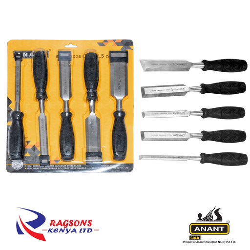 [003869] ANANT BEVELLED EDGE CHISELS SET