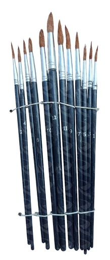 [000132] ARTIST BRUSH SIZE SET (SMALL)