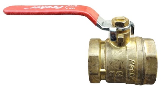 [000161] BALL COCK BRASS PECKER (1 1/2")