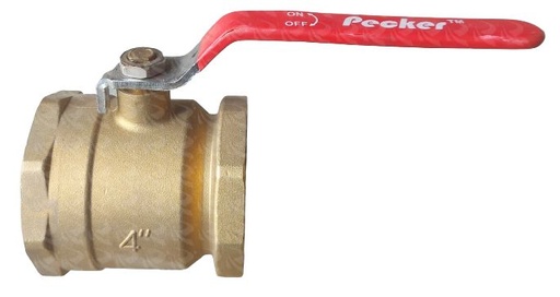 [000169] BALL COCK BRASS PECKER (4")