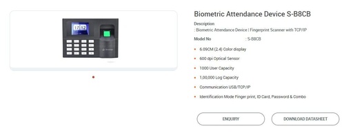[000247] BIOMETRIC FINGERPRINT S B8CB