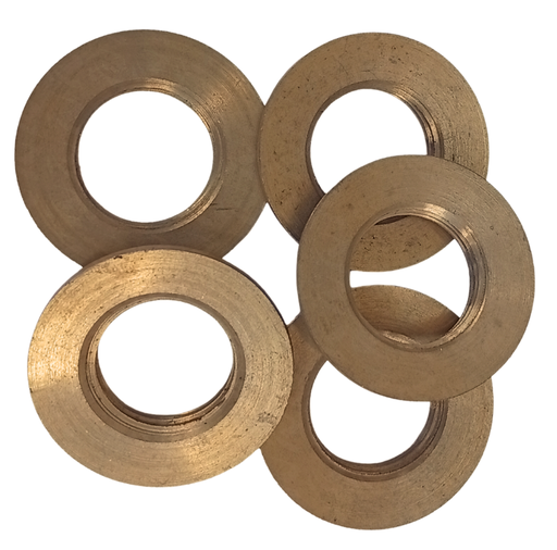 [000279] BRASS BACKNUT 1S2 INCH