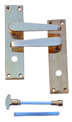 [000280] BRASS BATHROOM HANDLE (V700)